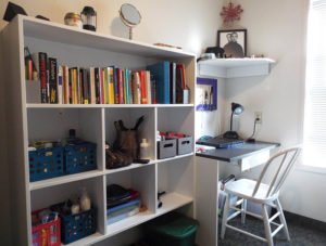 A typical single room at the Artists' Residence.
